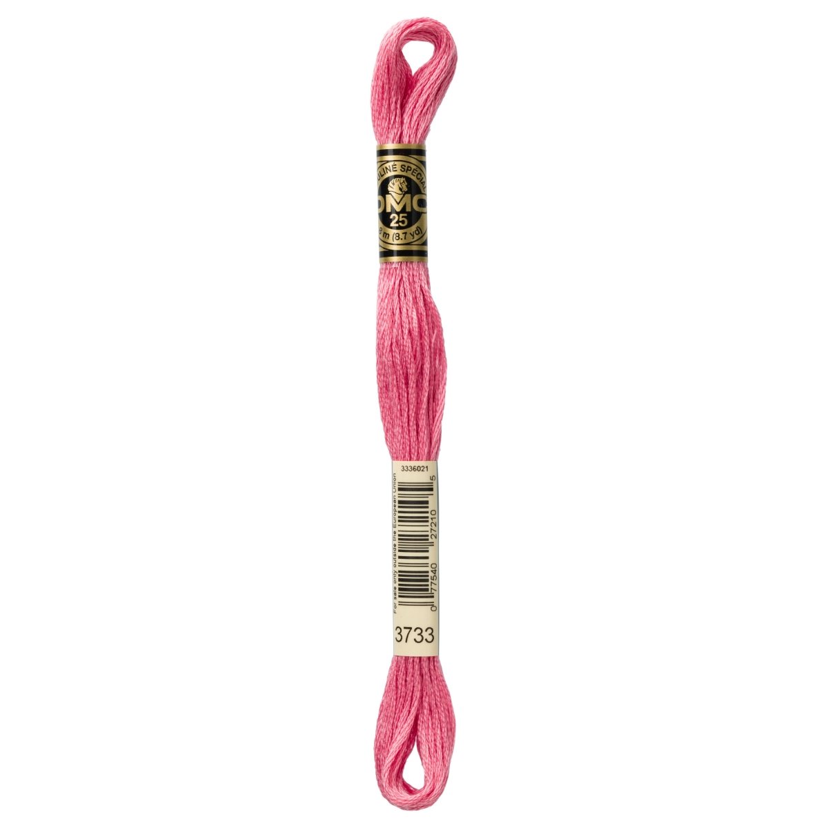 DMC 6 - Strand Cotton Embroidery Floss 8.7yd - 3733 Dusty Rose - The Merri Artist - merriartist.com