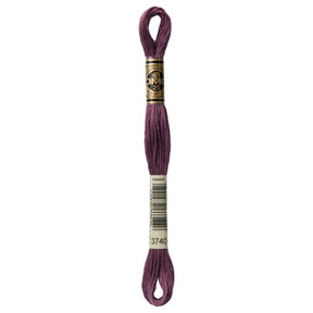 DMC 6 - Strand Cotton Embroidery Floss 8.7yd - 3740 Dark Antique Violet - The Merri Artist - merriartist.com