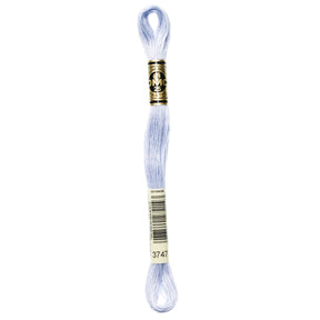 DMC 6 - Strand Cotton Embroidery Floss 8.7yd - 3747 Very Light Blue Violet - The Merri Artist - merriartist.com