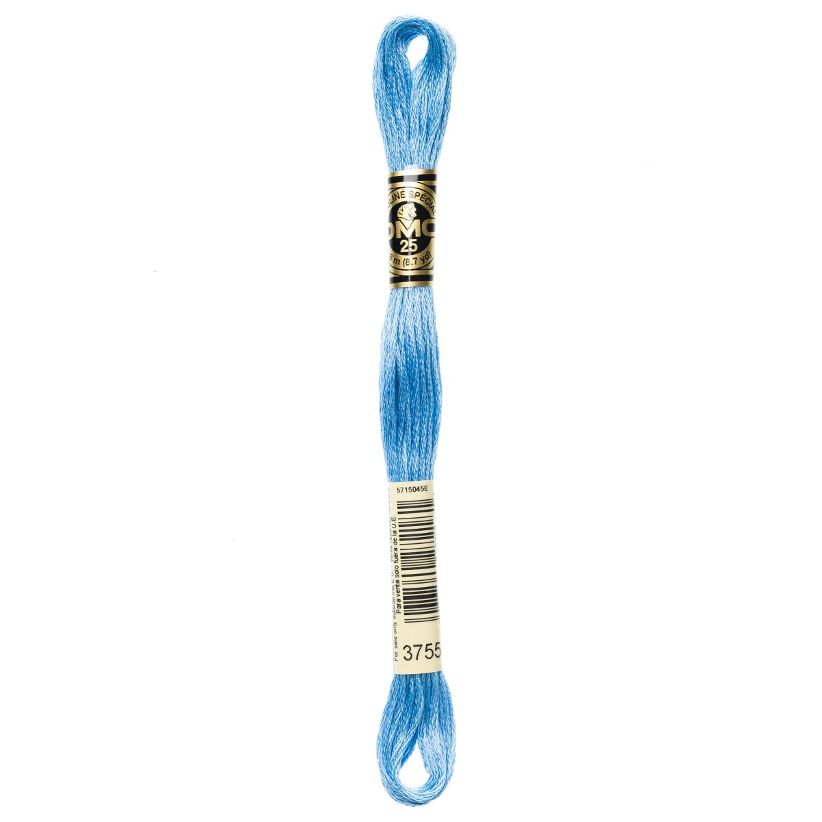 DMC 6 - Strand Cotton Embroidery Floss 8.7yd - 3755 Baby Blue - The Merri Artist - merriartist.com