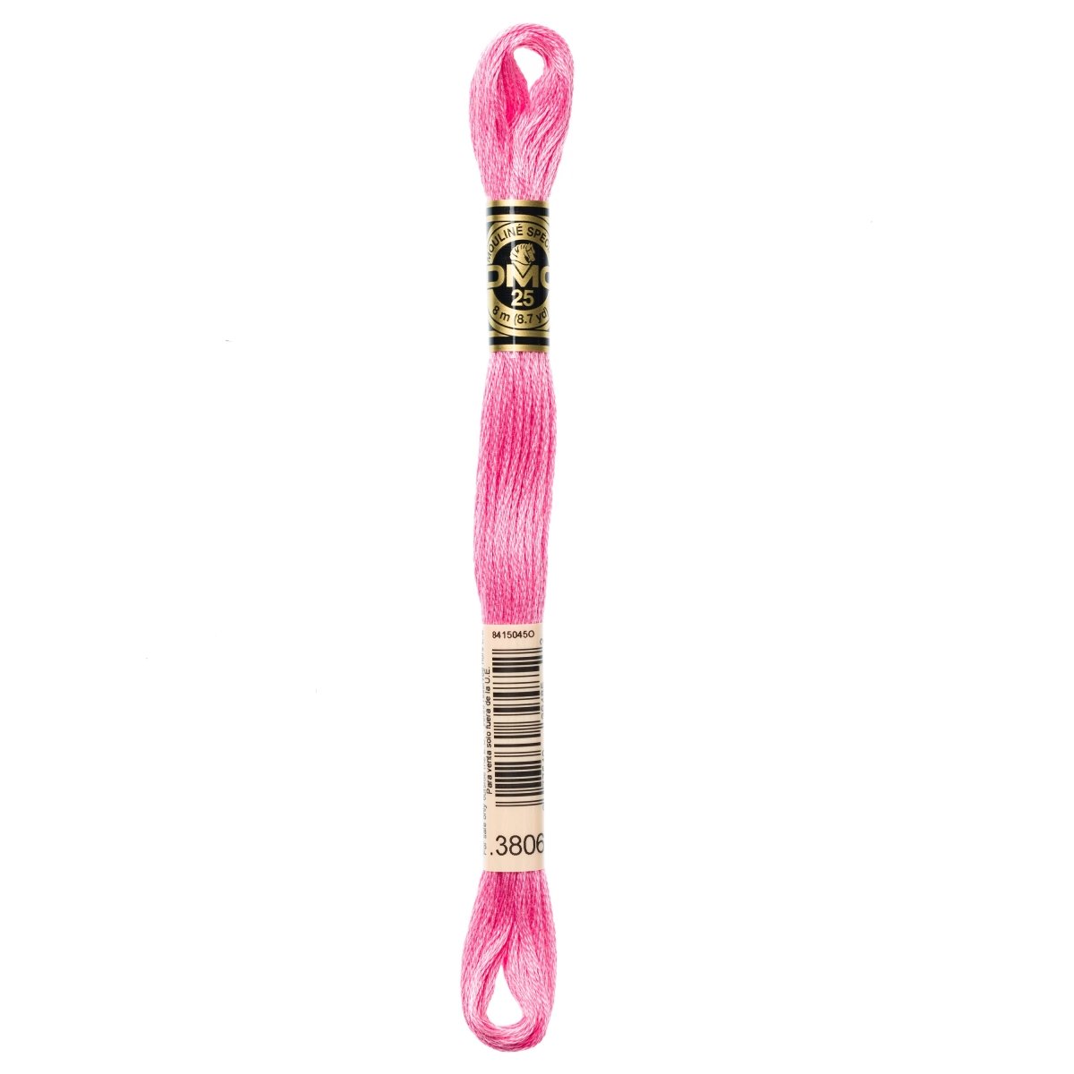 DMC 6 - Strand Cotton Embroidery Floss 8.7yd - 3806 Light Cyclamen Pink - The Merri Artist - merriartist.com