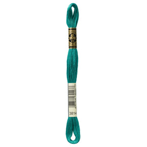 DMC 6 - Strand Cotton Embroidery Floss 8.7yd - 3814 Aquamarine - The Merri Artist - merriartist.com