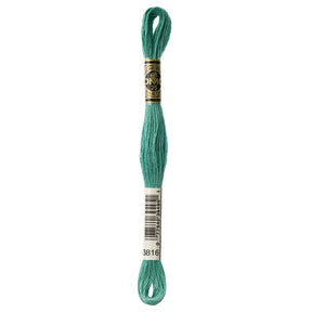 DMC 6 - Strand Cotton Embroidery Floss 8.7yd - 3816 Celadon Green - The Merri Artist - merriartist.com