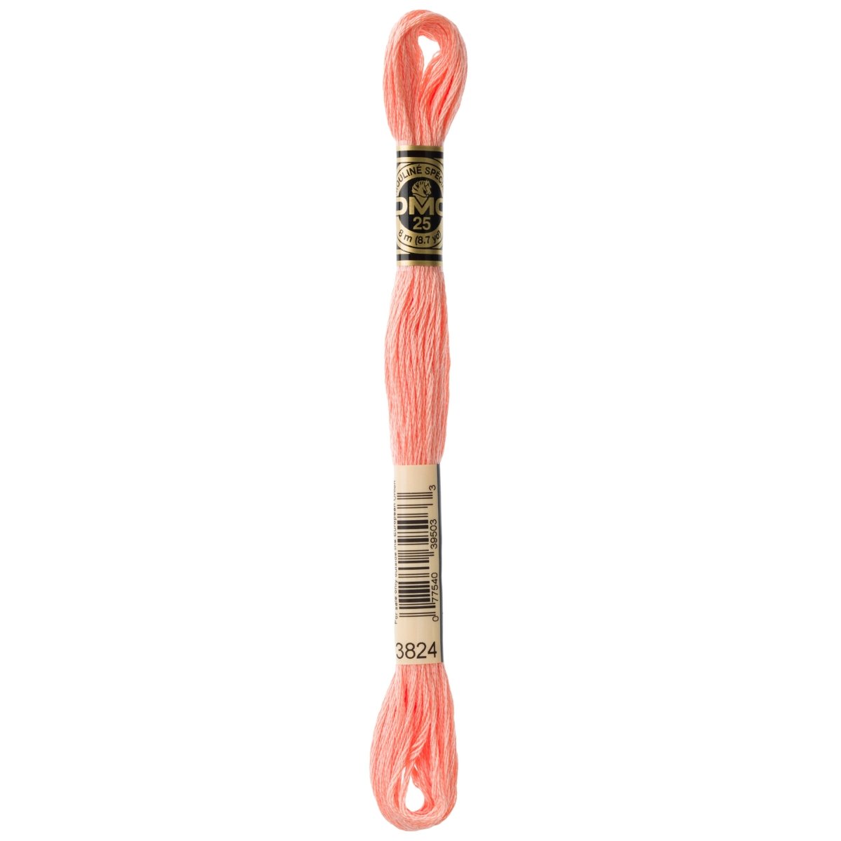DMC 6 - Strand Cotton Embroidery Floss 8.7yd - 3824 Light Apricot - The Merri Artist - merriartist.com