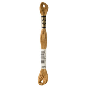 DMC 6 - Strand Cotton Embroidery Floss 8.7yd - 3828 Hazelnut Brown - The Merri Artist - merriartist.com