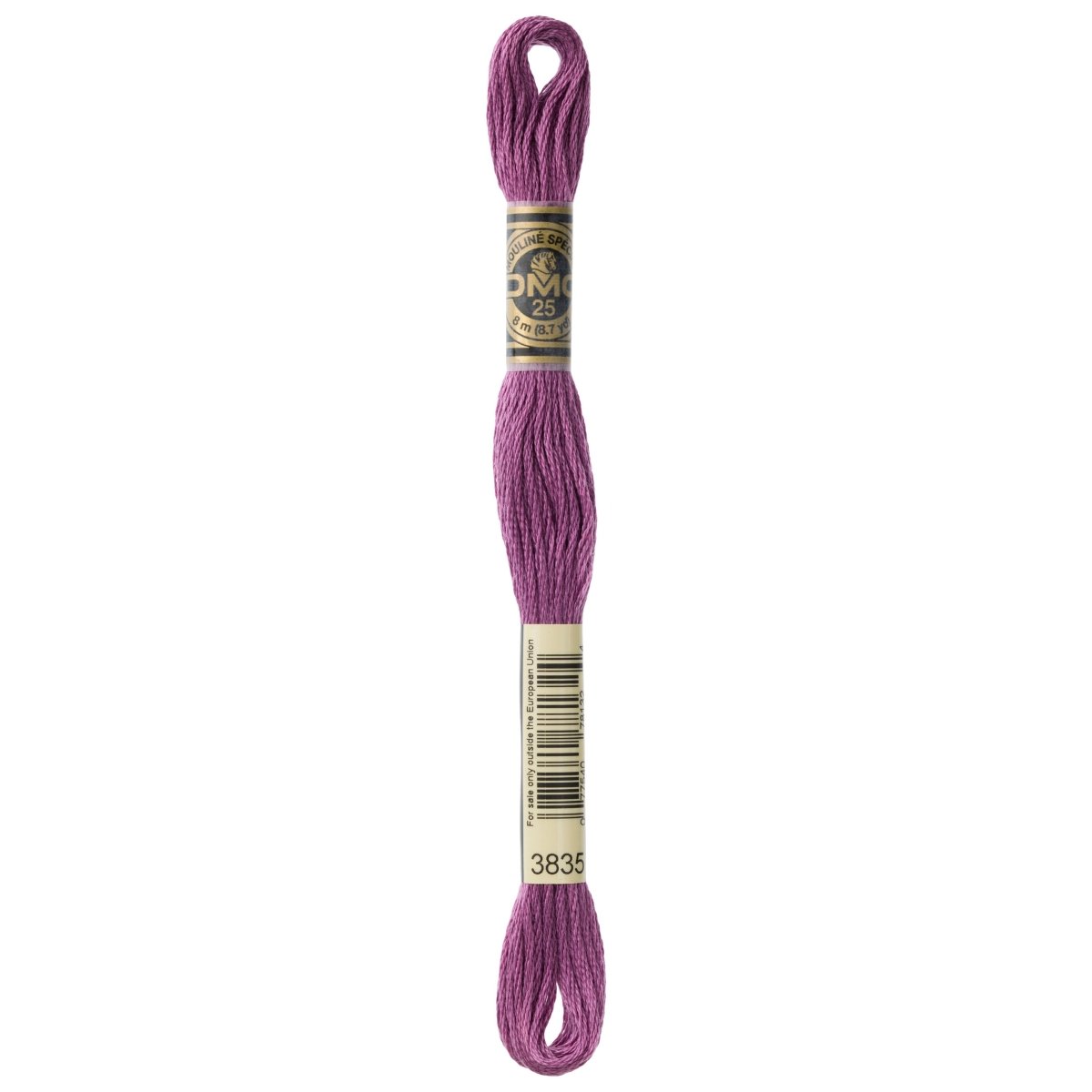 DMC 6 - Strand Cotton Embroidery Floss 8.7yd - 3835 Medium Grape - The Merri Artist - merriartist.com