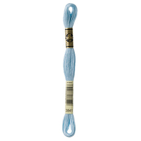 DMC 6 - Strand Cotton Embroidery Floss 8.7yd - 3841 Pale Baby Blue - The Merri Artist - merriartist.com