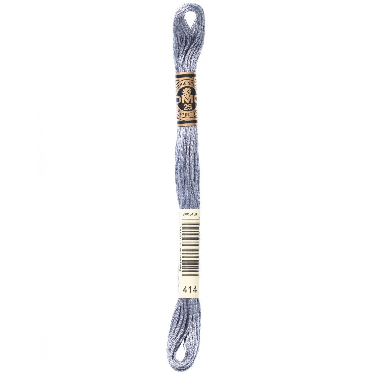 DMC 6 - Strand Cotton Embroidery Floss 8.7yd - 414 Dark Steel Grey - The Merri Artist - merriartist.com