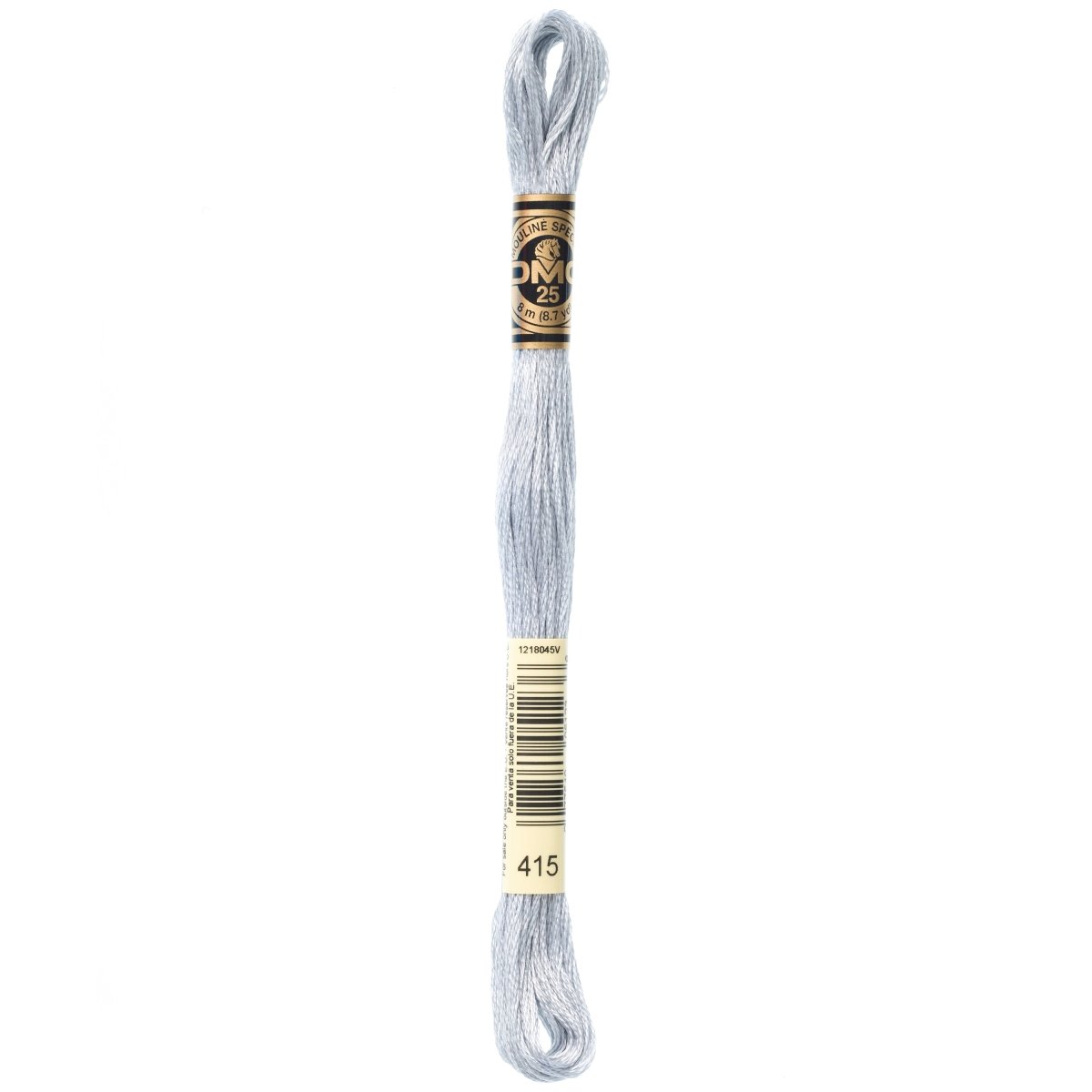 DMC 6 - Strand Cotton Embroidery Floss 8.7yd - 415 Pearl Grey - The Merri Artist - merriartist.com