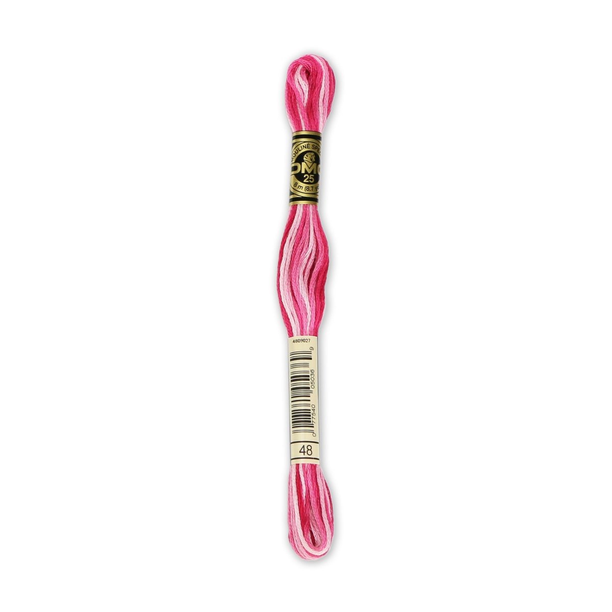 DMC 6 - Strand Cotton Embroidery Floss 8.7yd - 48 Variegated Baby Pink - The Merri Artist - merriartist.com