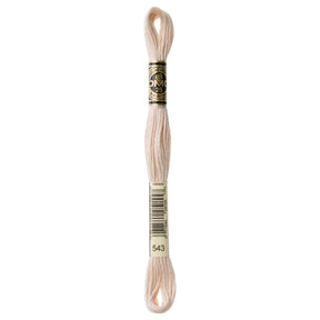 DMC 6 - Strand Cotton Embroidery Floss 8.7yd - 543 Ultra Very Light Beige Brown - The Merri Artist - merriartist.com