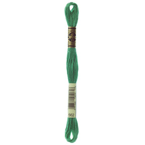 DMC 6 - Strand Cotton Embroidery Floss 8.7yd - 562 Medium Jade - The Merri Artist - merriartist.com
