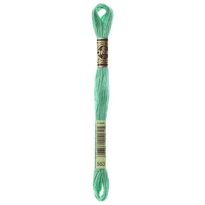 DMC 6 - Strand Cotton Embroidery Floss 8.7yd - 563 Light Jade - The Merri Artist - merriartist.com
