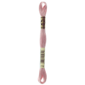 DMC 6 - Strand Cotton Embroidery Floss 8.7yd - 778 Very Light Antique Mauve - The Merri Artist - merriartist.com