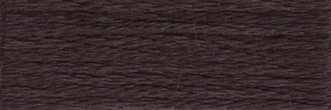 DMC 6 - Strand Cotton Embroidery Floss 8.7yd - 9 Very Dark Cocoa - The Merri Artist - merriartist.com