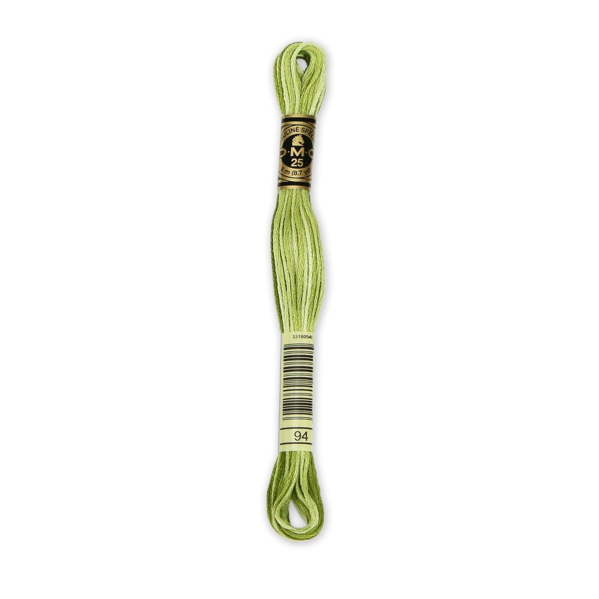 DMC 6 - Strand Cotton Embroidery Floss 8.7yd - 94 Variegated Khaki Green - The Merri Artist - merriartist.com