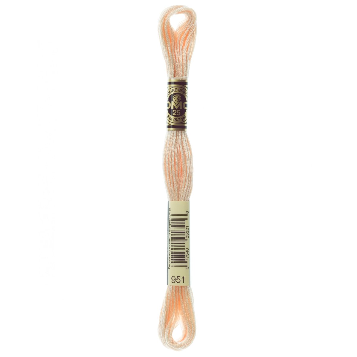 DMC 6 - Strand Cotton Embroidery Floss 8.7yd - 951 Light Tawny - The Merri Artist - merriartist.com