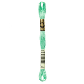 DMC 6 - Strand Cotton Embroidery Floss 8.7yd - 954 Nile Green - The Merri Artist - merriartist.com