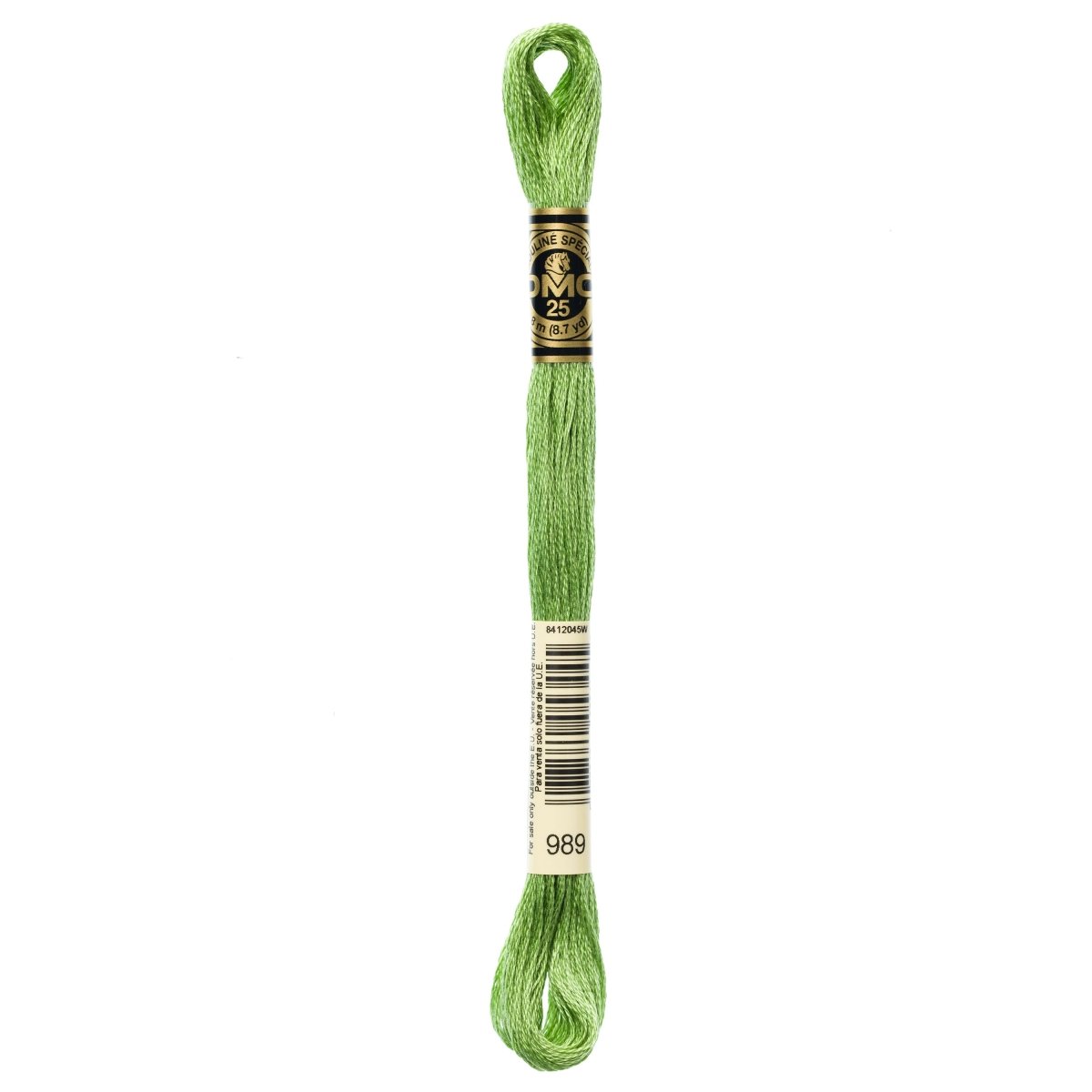DMC 6 - Strand Cotton Embroidery Floss 8.7yd - 989 Forest Green - The Merri Artist - merriartist.com