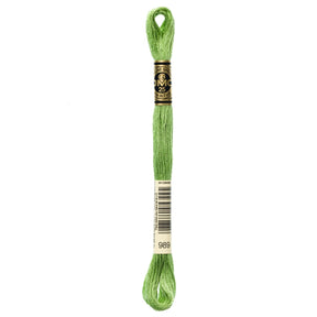 DMC 6 - Strand Cotton Embroidery Floss 8.7yd - 989 Forest Green - The Merri Artist - merriartist.com