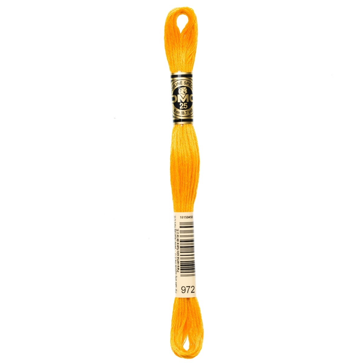 DMC 6 - Strand Cotton Embroidery Floss 8.7yd - Deep Canary - The Merri Artist - merriartist.com