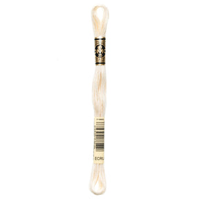 DMC 6 - Strand Cotton Embroidery Floss 8.7yd - Ecru - The Merri Artist - merriartist.com