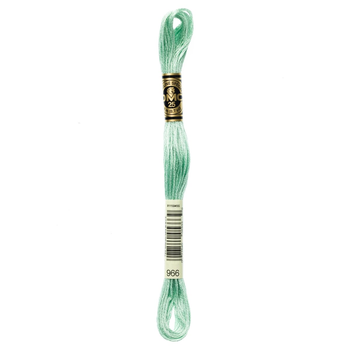 DMC 6 - Strand Cotton Embroidery Floss 8.7yd - Medium Baby Green - The Merri Artist - merriartist.com