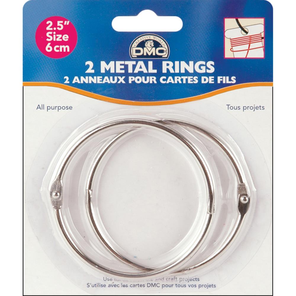 DMC Metal Rings 2.5" - Pack of 2 - The Merri Artist - merriartist.com