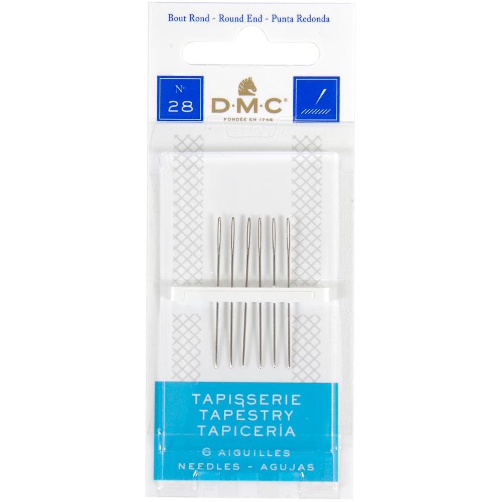 DMC Tapestry Hand Needles - Size 28 - Pack of 6 - The Merri Artist - merriartist.com