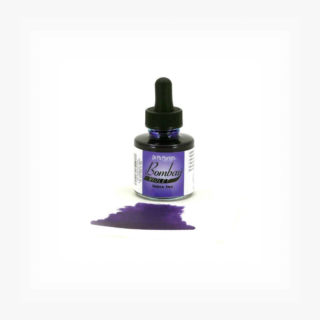 Dr. P.H. Martin Bombay India Ink 1oz - Violet - The Merri Artist - merriartist.com