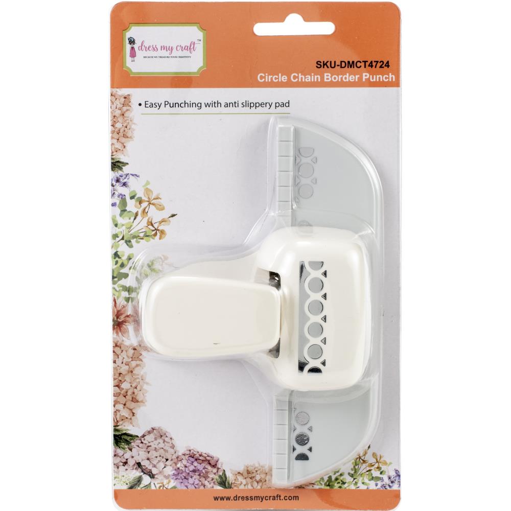 Dress My Craft Paper Edge Punch - Circle Chain - The Merri Artist - merriartist.com