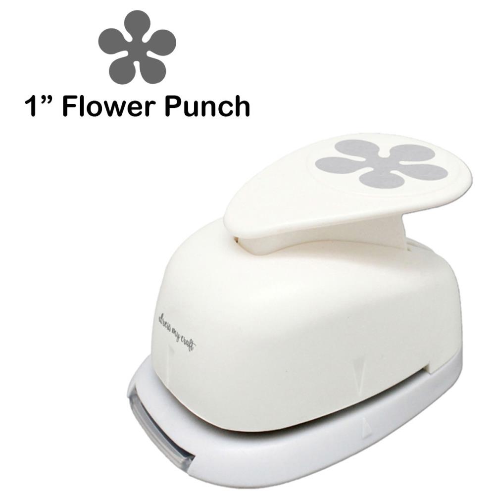 Dress My Craft Paper Punch - 1" Flower - The Merri Artist - merriartist.com