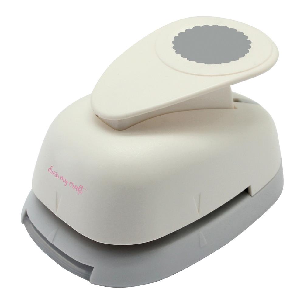 Dress My Craft Paper Punch - 1.25" Scalloped Circle - The Merri Artist - merriartist.com