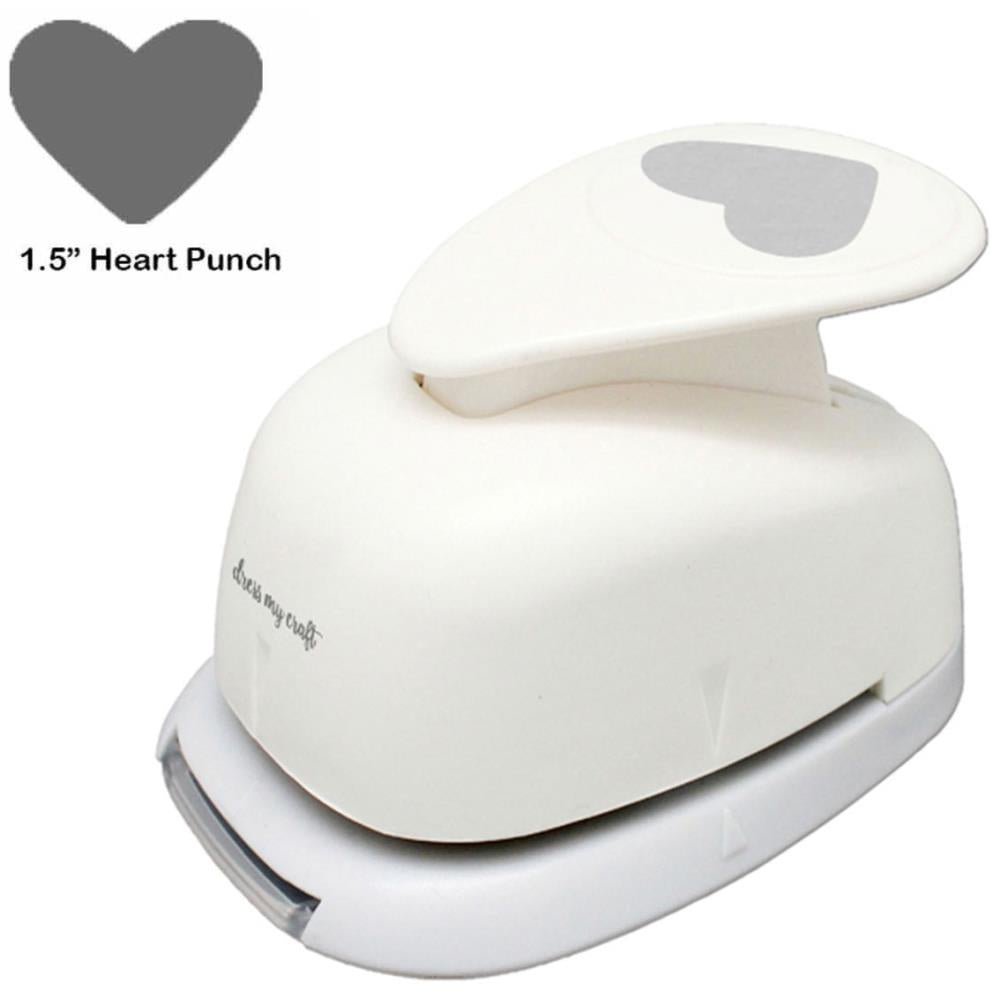 Dress My Craft Paper Punch - 1.5" Heart - The Merri Artist - merriartist.com