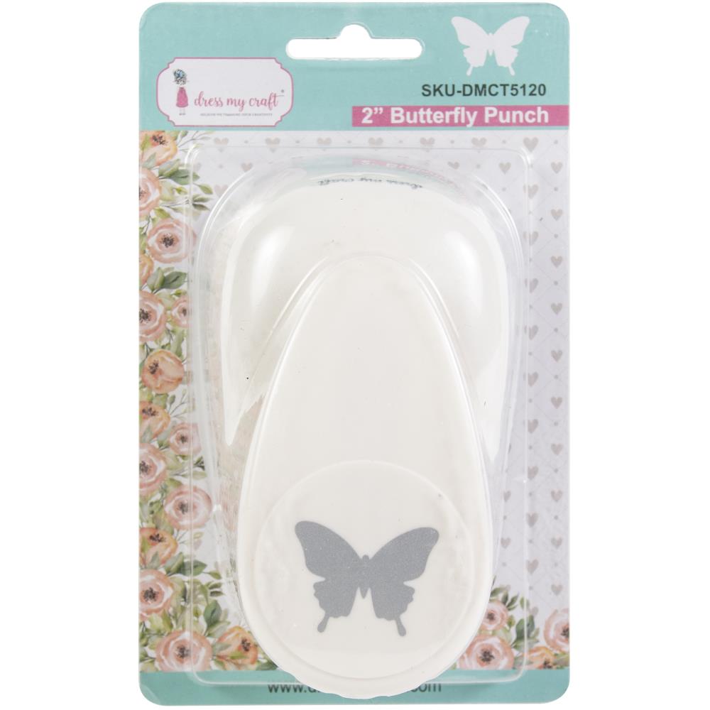 Dress My Craft Paper Punch - 2" Butterfly - The Merri Artist - merriartist.com
