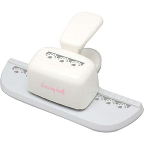 Dress My Craft Paper Punch - Dotted Heart Border Punch - The Merri Artist - merriartist.com