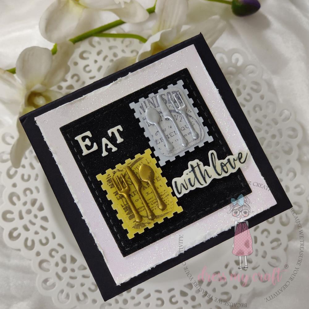 Dress My Craft Paper Punch - Postcard Ticket - The Merri Artist - merriartist.com