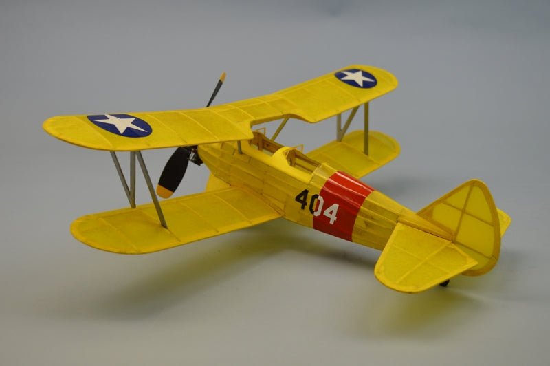Dumas Aircraft 18" Wingspan Stearman PT17 Rubber Band Powered Laser Cut Kit - The Merri Artist - merriartist.com
