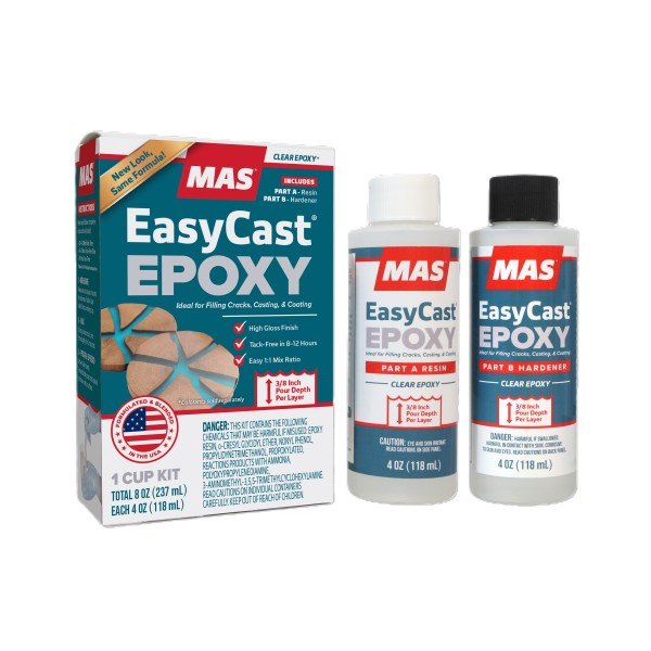 EasyCast Clear Casting Epoxy 8 fluid ounce - The Merri Artist - merriartist.com