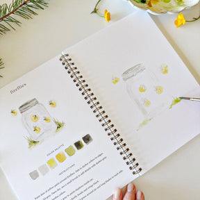 emily lex studio - Camping watercolor workbook - The Merri Artist - merriartist.com