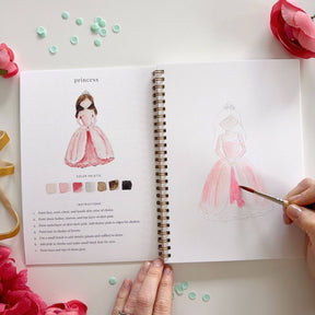 emily lex studio - Fairytale watercolor workbook - The Merri Artist - merriartist.com