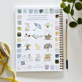 emily lex studio - Spring watercolor workbook - The Merri Artist - merriartist.com