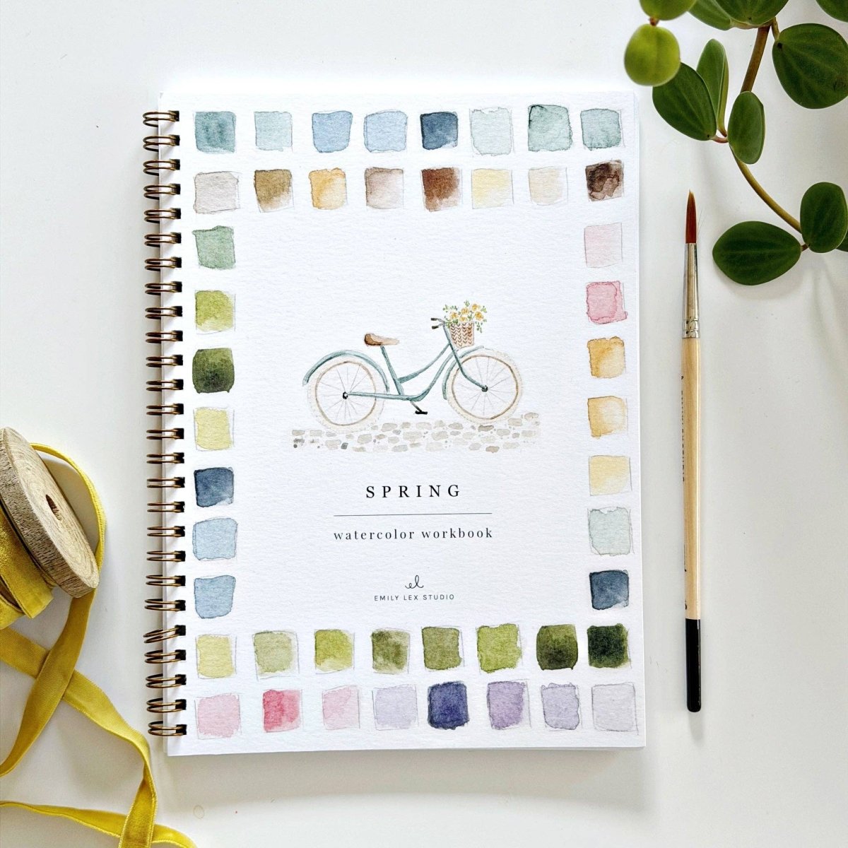 emily lex studio - Spring watercolor workbook - The Merri Artist - merriartist.com