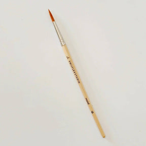 emily lex studio - Watercolor paintbrush set of five wood brushes - The Merri Artist - merriartist.com