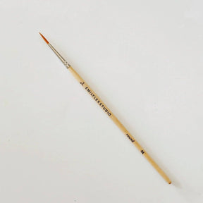 emily lex studio - Watercolor paintbrush set of five wood brushes - The Merri Artist - merriartist.com