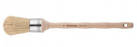 Escoda 7500 Natural Bristle Round Dome Sash Brush  4 - The Merri Artist - merriartist.com