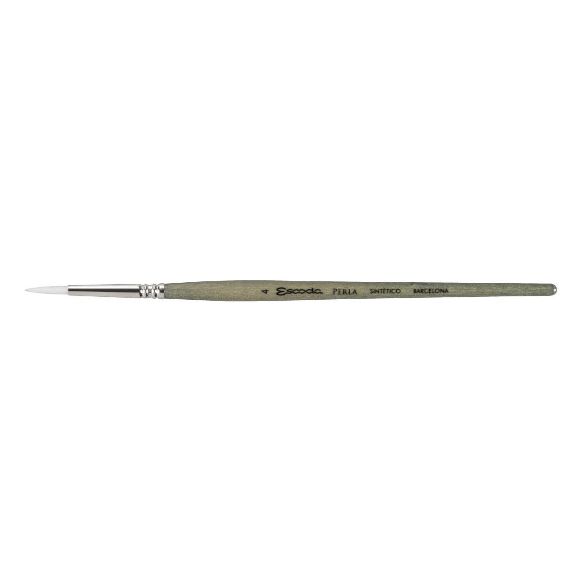 Escoda Perla Synthetic White Toray - Round 4 - The Merri Artist - merriartist.com