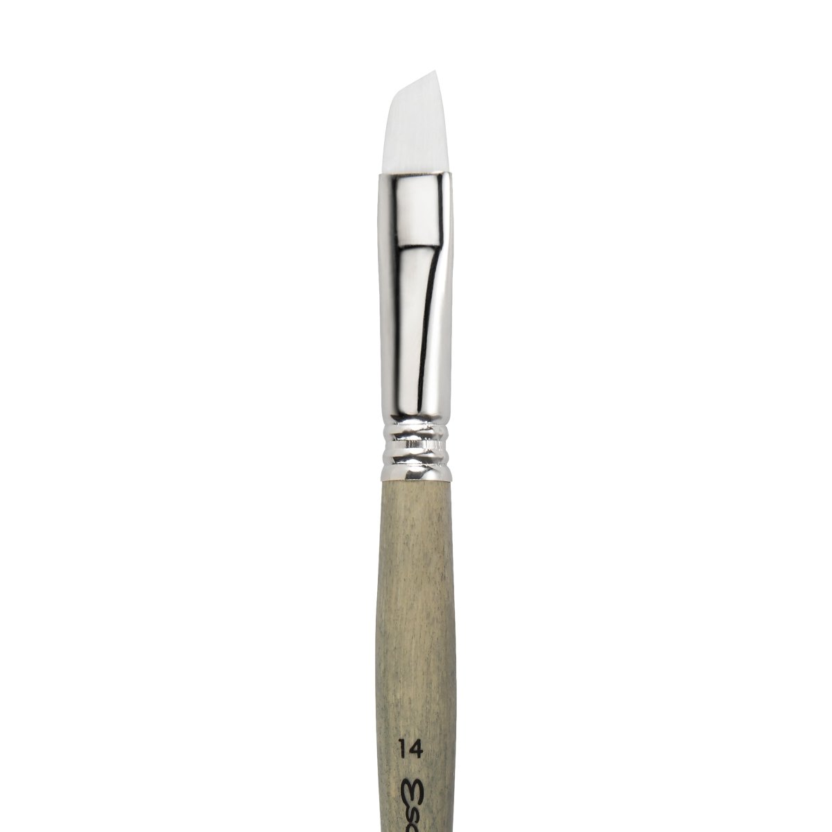 Escoda Perla Toray White Synthetic - Angle 14 - The Merri Artist - merriartist.com