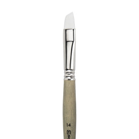 Escoda Perla Toray White Synthetic - Angle 14 - The Merri Artist - merriartist.com