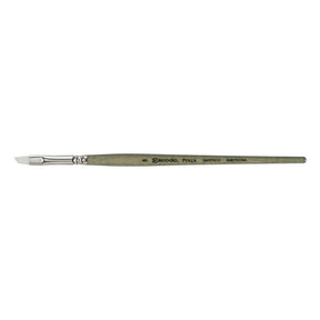 Escoda Perla Toray White Synthetic - Angle 8 - The Merri Artist - merriartist.com